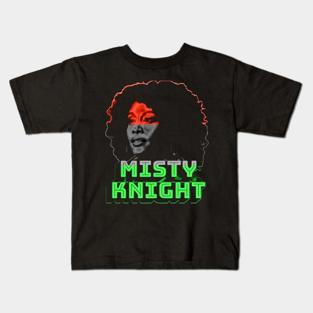 Misty “MFing” Knight alt 1 Kids T-Shirt by Thisepisodeisabout